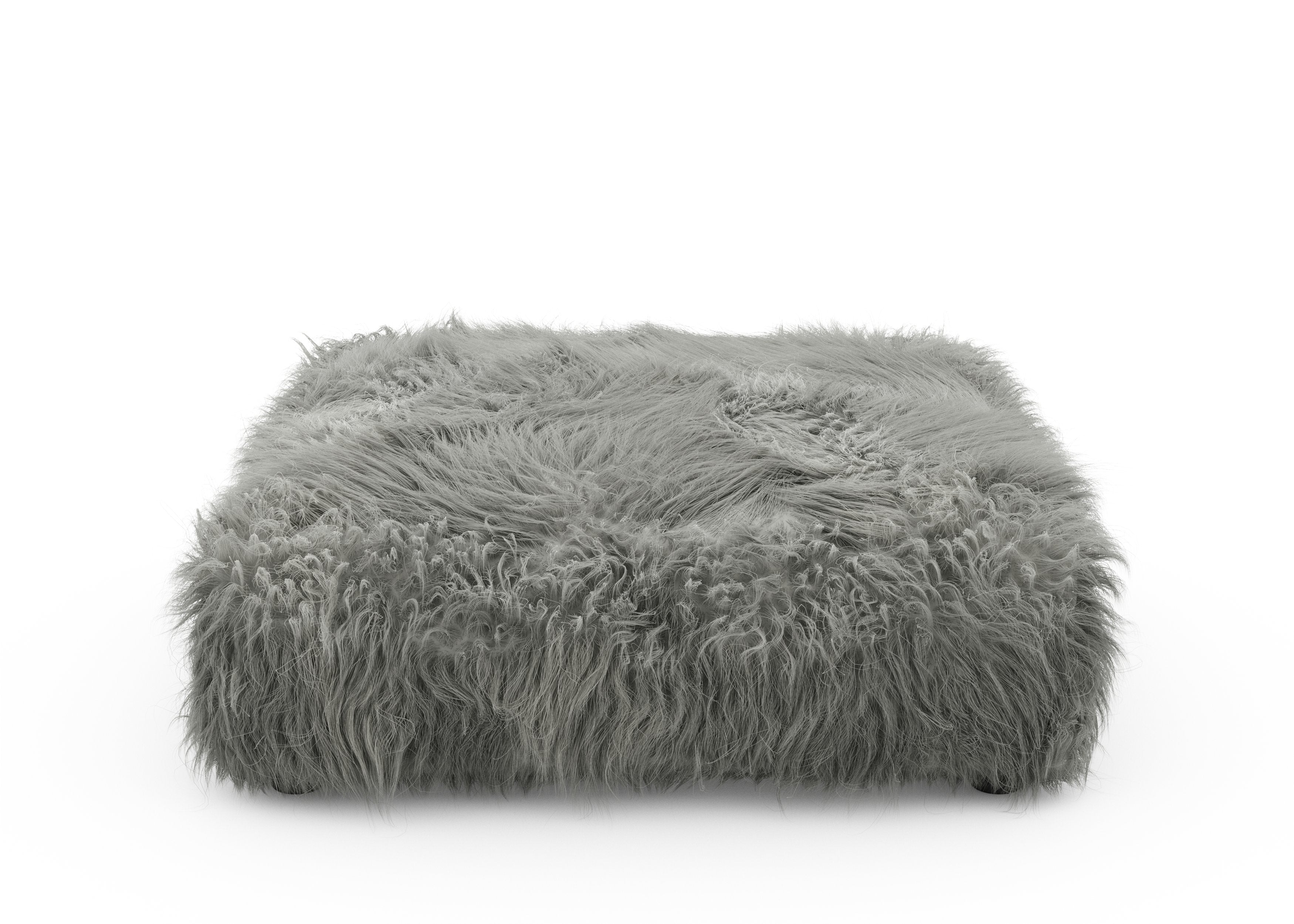 vetsak®-Sofa Seat 105x105 Flokati grey