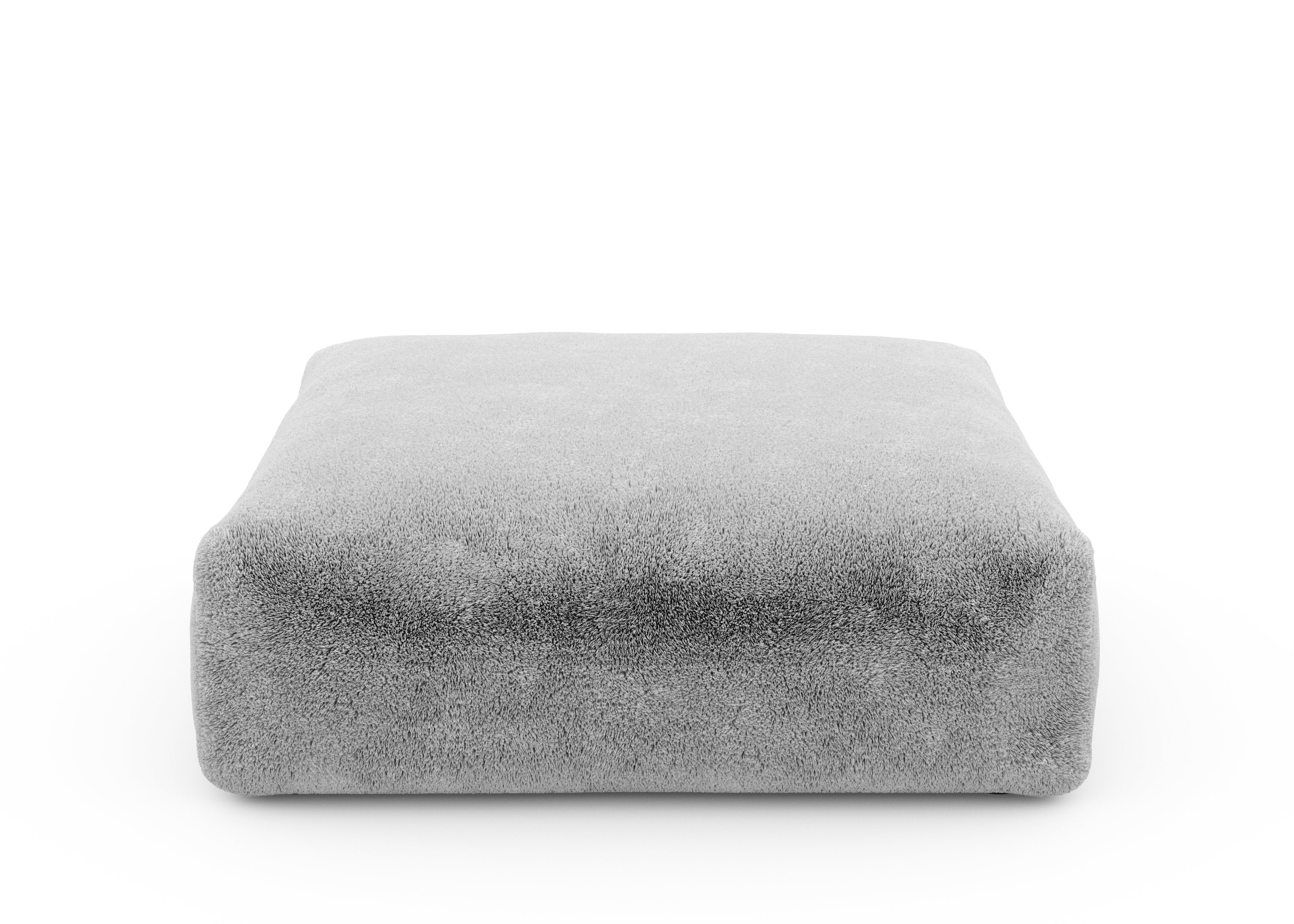 vetsak®-Sofa Seat 105x105 Faux Fur grey