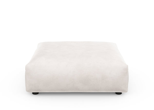 sofa seat - velvet - creme - 105cm x 105cm