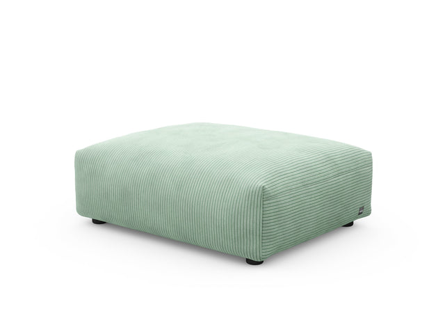 sofa seat - cord velour - duck egg - 105cm x 84cm