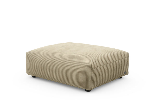 sofa seat - cord velour - khaki - 105cm x 84cm