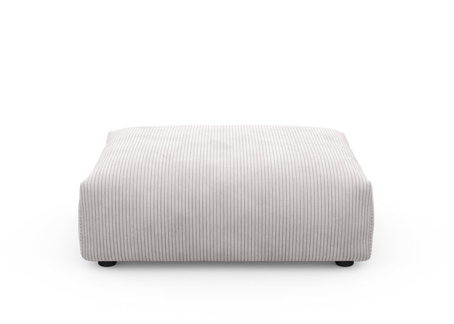 sofa seat - cord velour - platinum - 105cm x 84cm