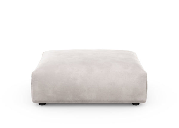 sofa seat - velvet - light grey - 105cm x 84cm