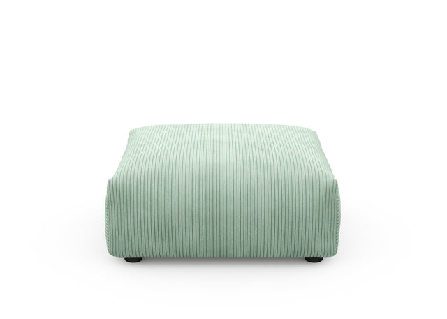 sofa seat - cord velour - duck egg - 84cm x 84cm