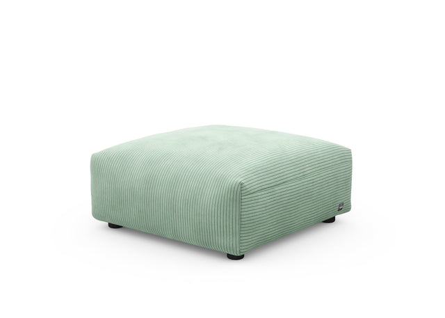 sofa seat - cord velour - duck egg - 84cm x 84cm