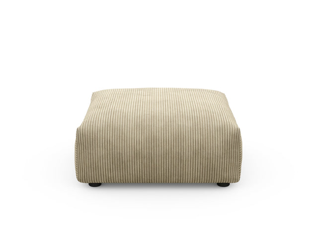 sofa seat - cord velour - khaki - 84cm x 84cm
