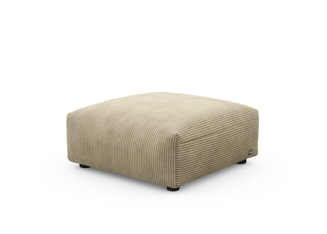 sofa seat - cord velour - khaki - 84cm x 84cm