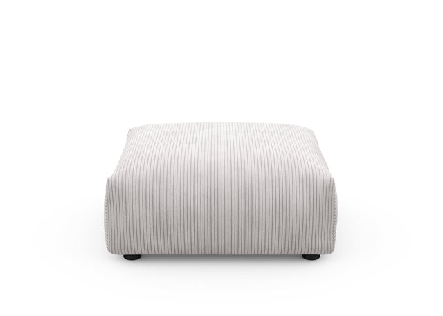 sofa seat - cord velour - platinum - 84cm x 84cm