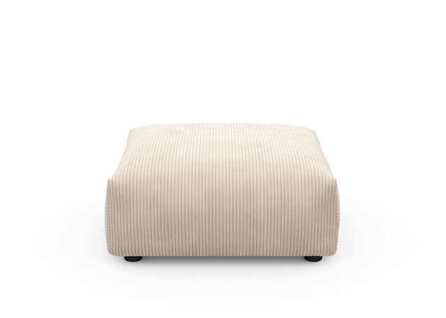 sofa seat - cord velour - sand - 84cm x 84cm