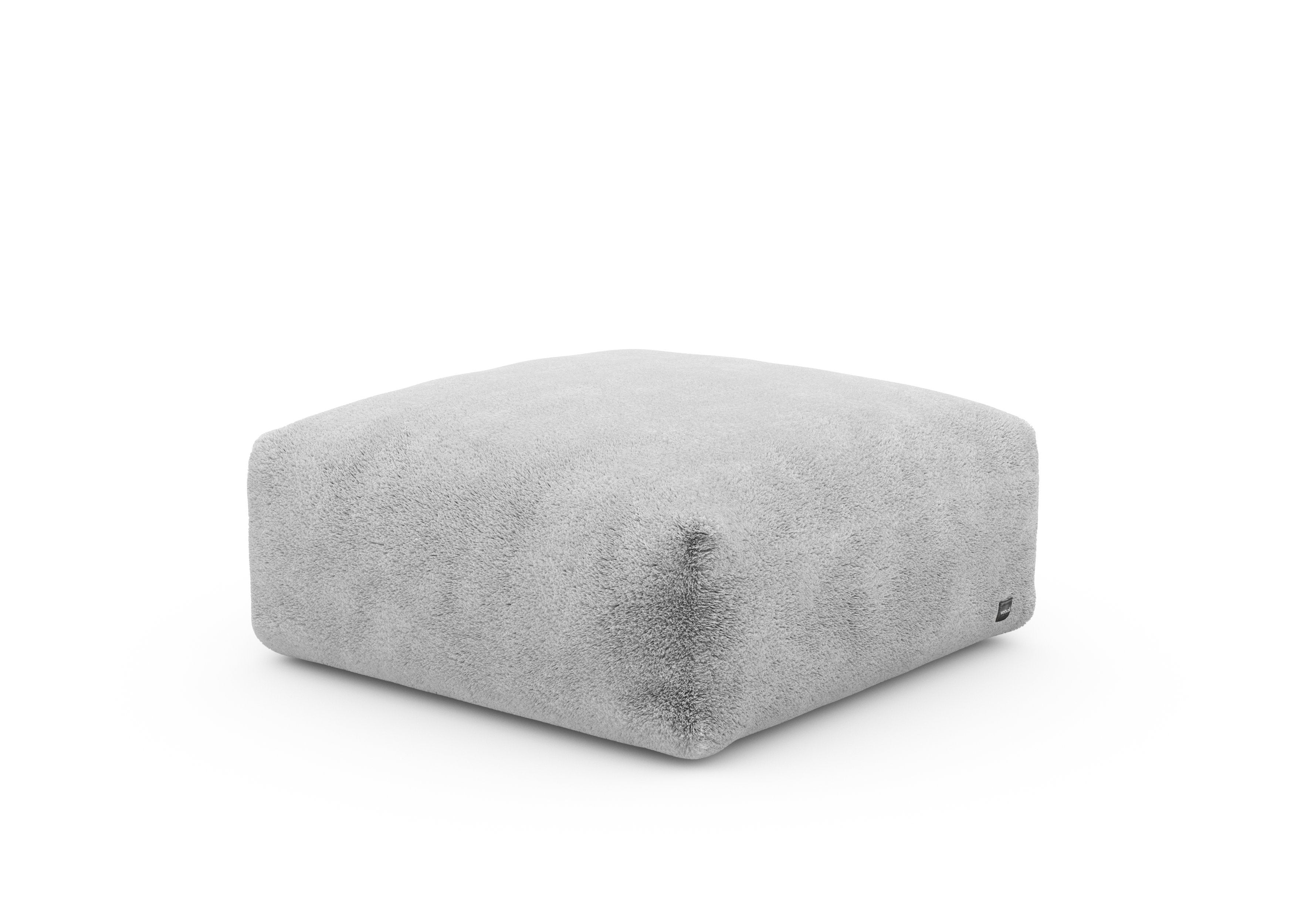 vetsak®-Sofa Seat 84x84 Faux Fur grey
