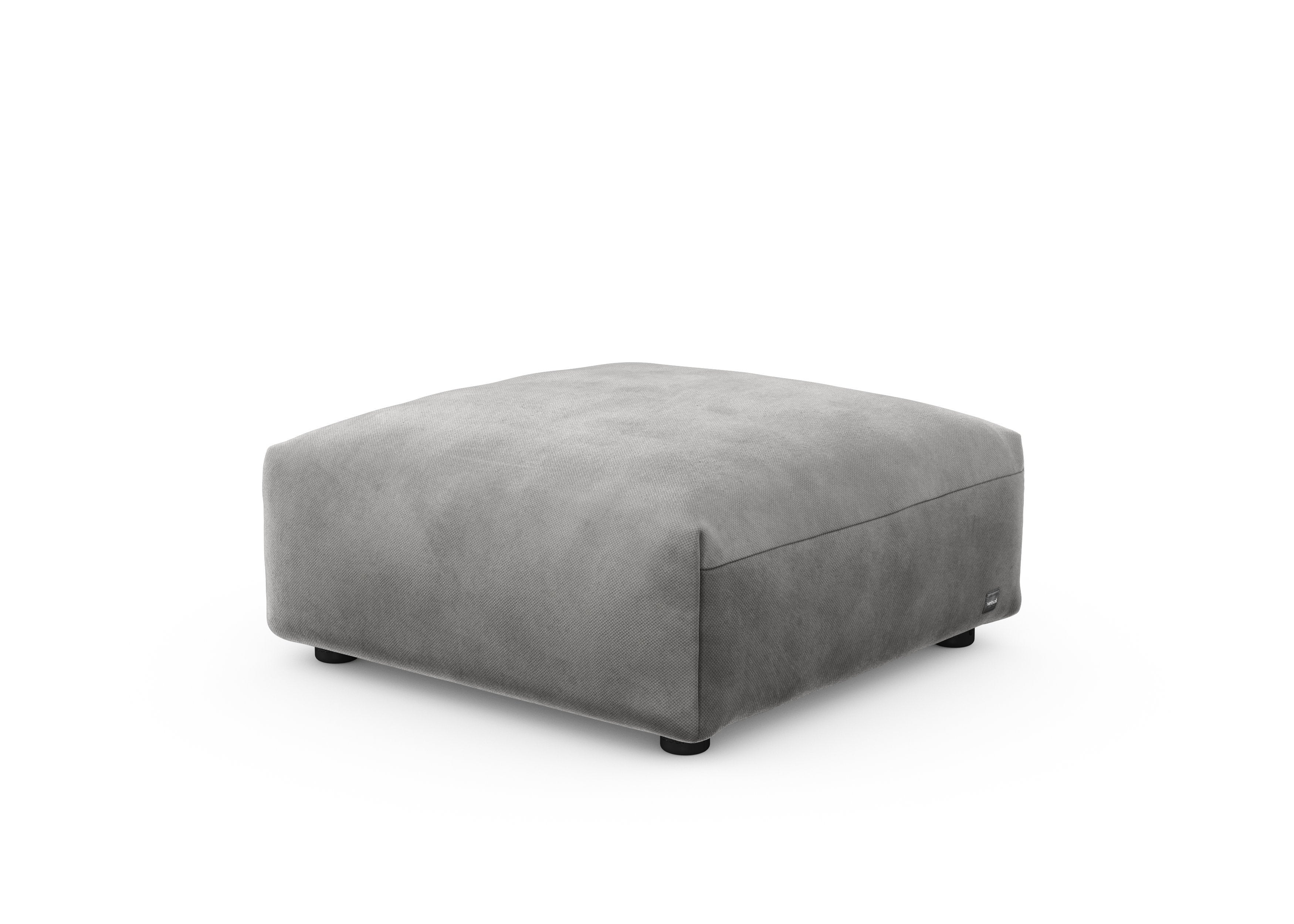 vetsak®-Sofa Seat 84x84 Velvet dark grey