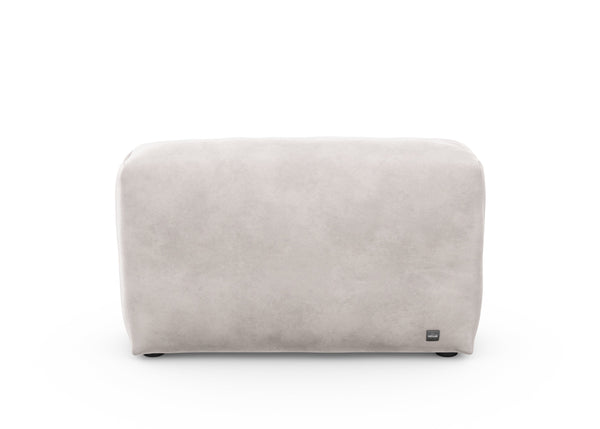 sofa side - velvet - light grey - 105cm x 31cm