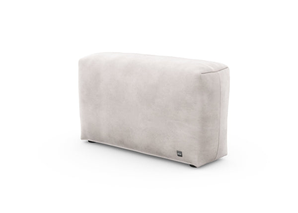 sofa side - velvet - light grey - 105cm x 31cm