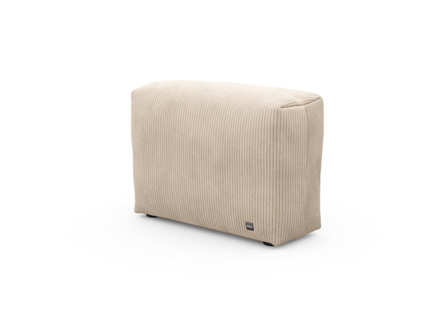 sofa side - cord velour - sand - 84cm x 31cm