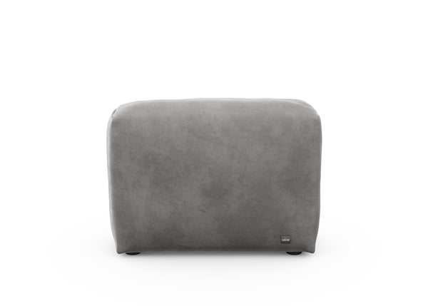sofa side - velvet - dark grey - 84cm x 31cm