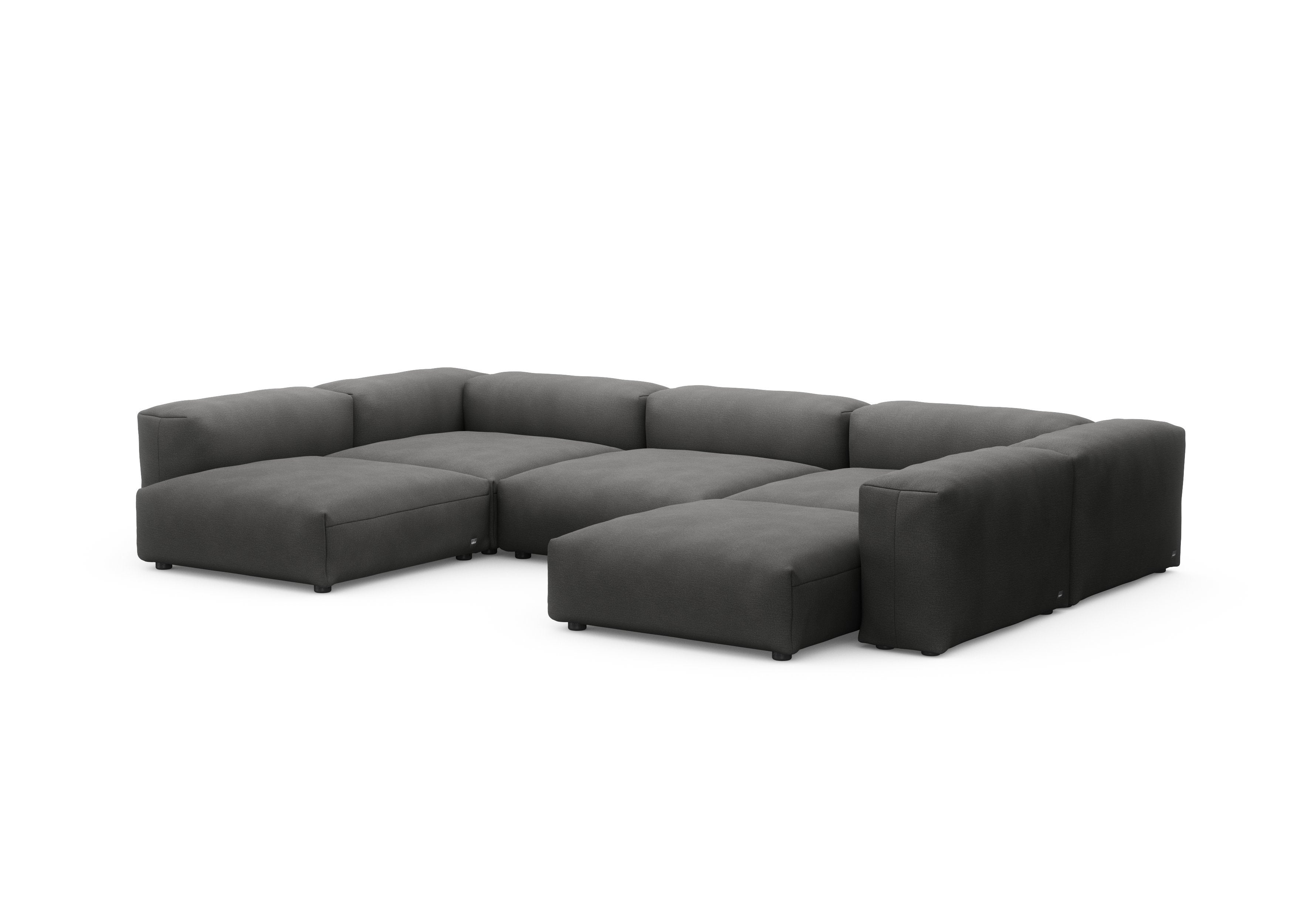 vetsak®-U-Shape Sofa L Linen anthracite