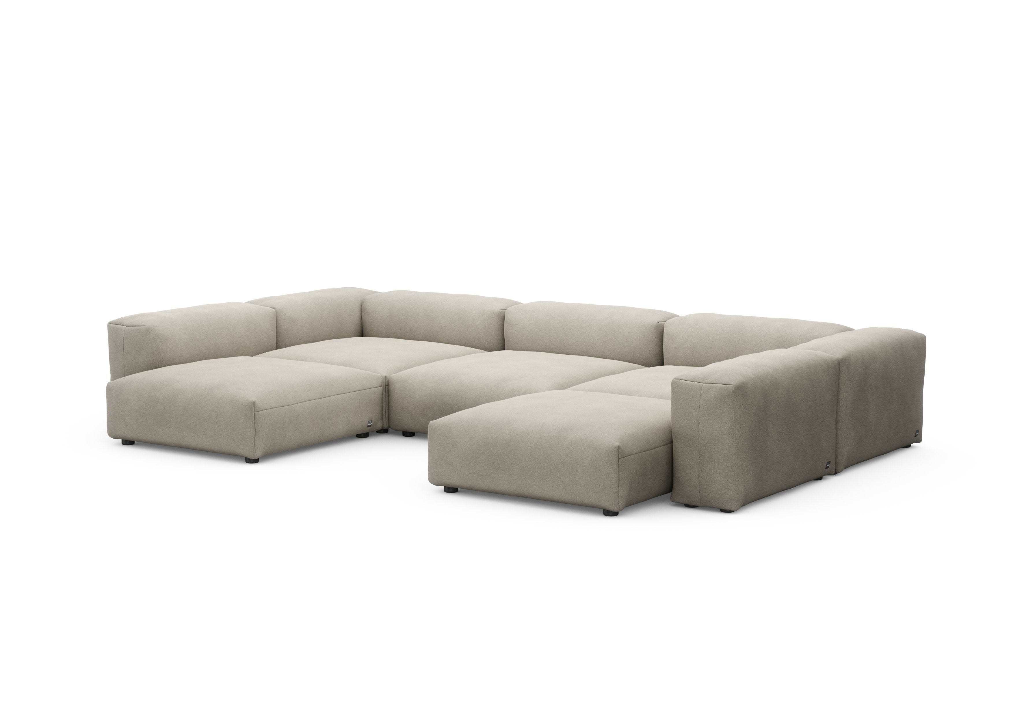 vetsak®-U-Shape Sofa L Linen stone