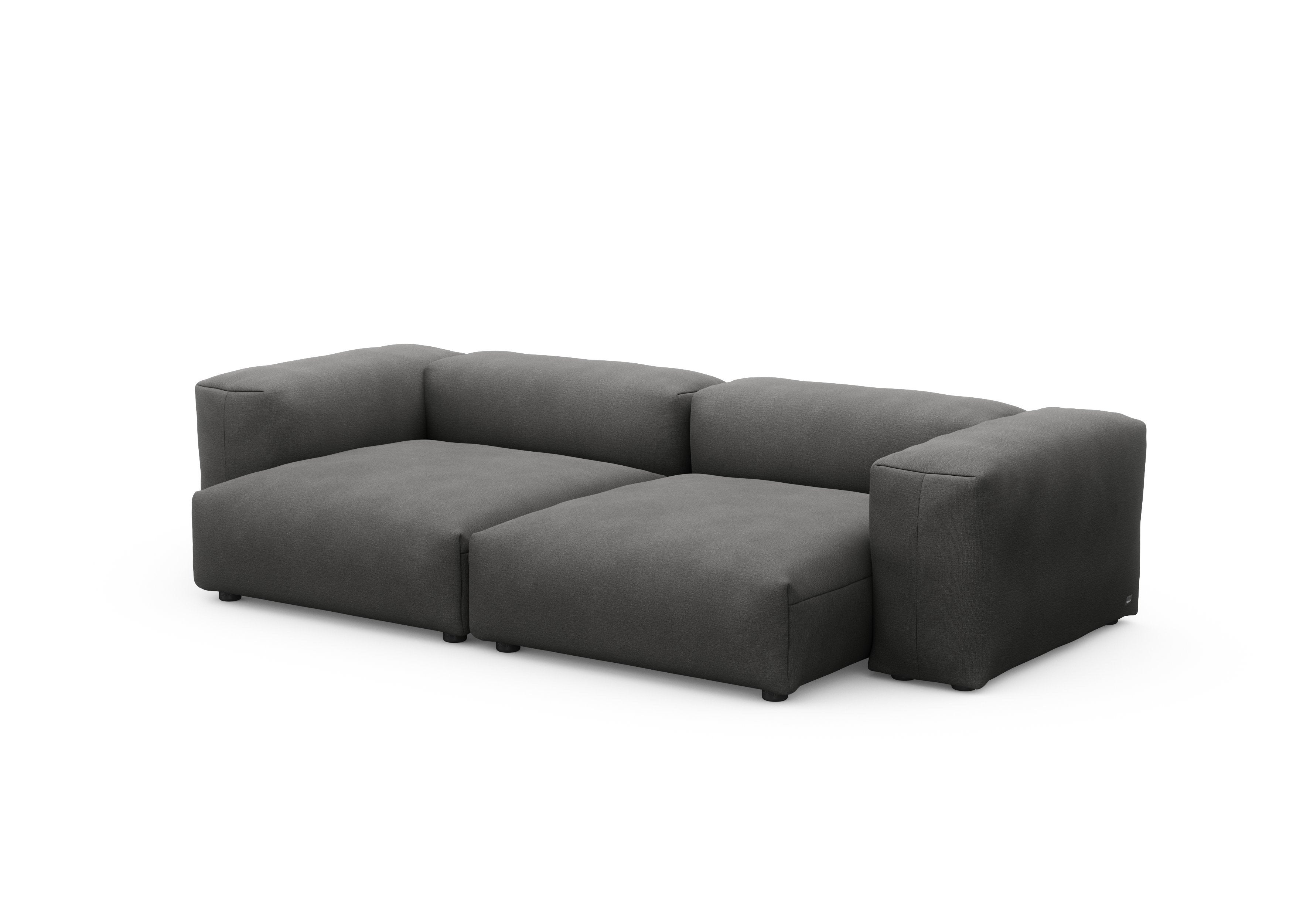 vetsak®-Two Seat Sofa L Linen anthracite