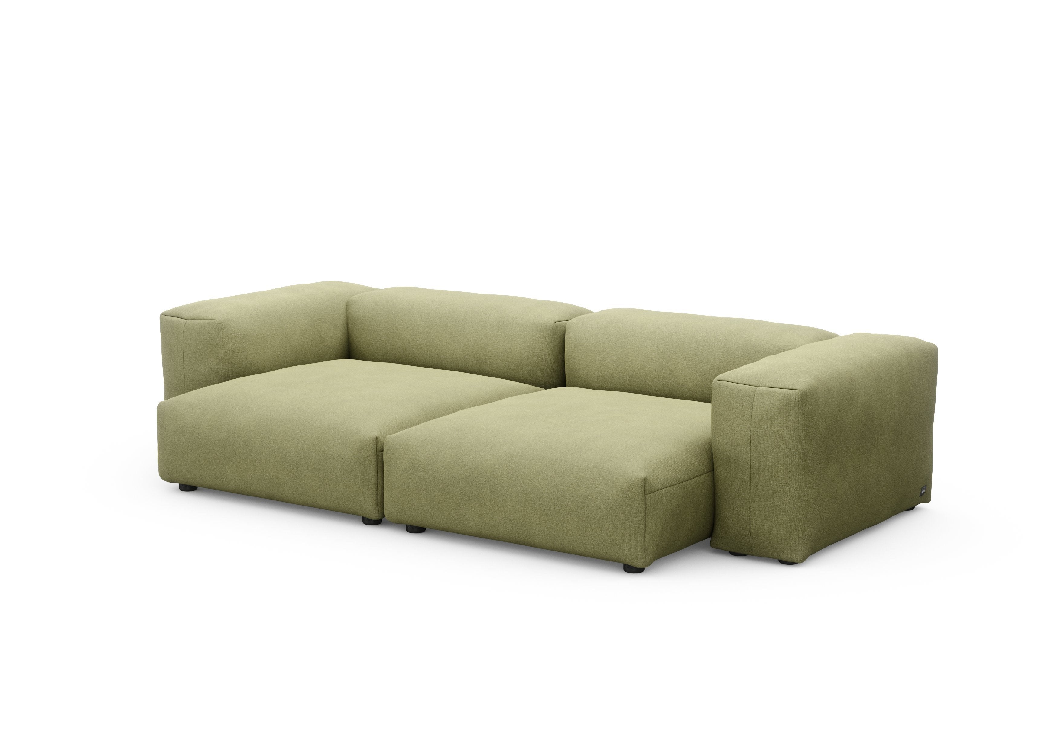vetsak®-Two Seat Sofa L Linen olive