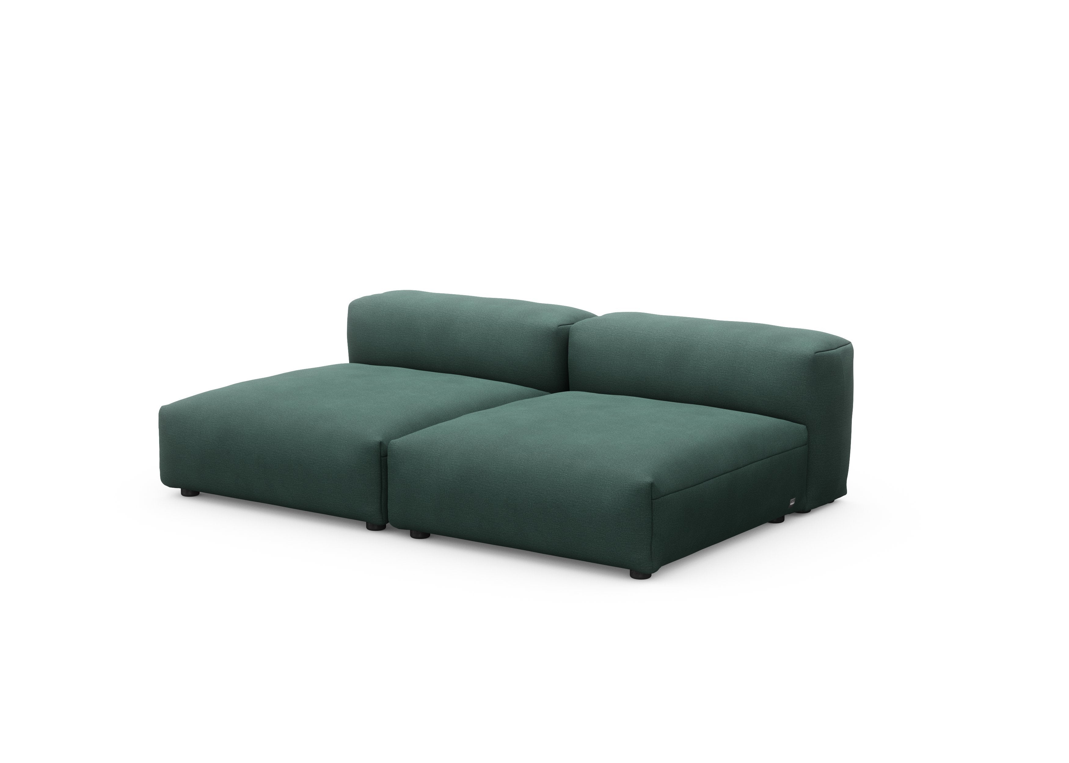 vetsak®-Two Seat Lounge Sofa L Linen forest