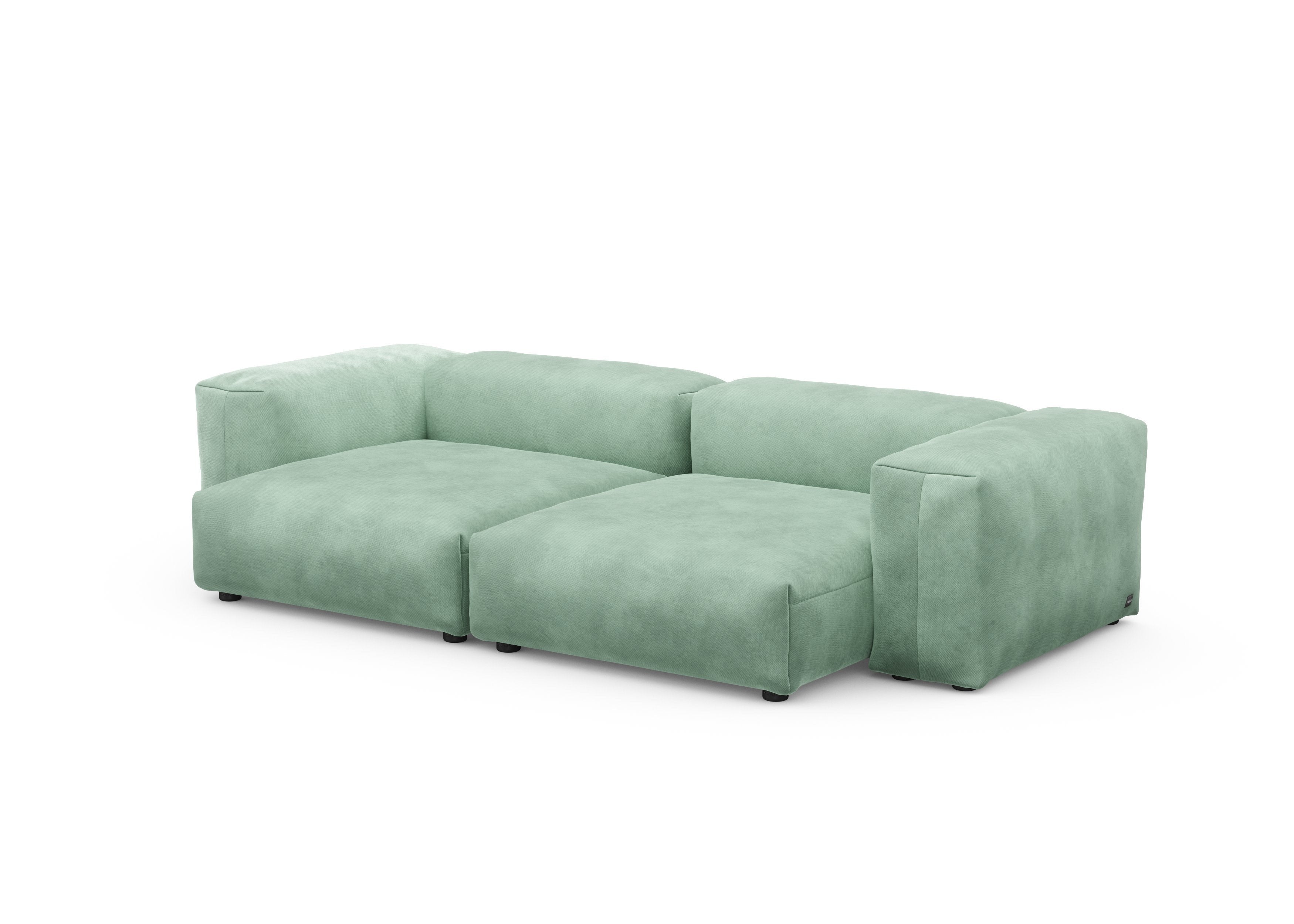 vetsak®-Two Seat Sofa L Velvet mint