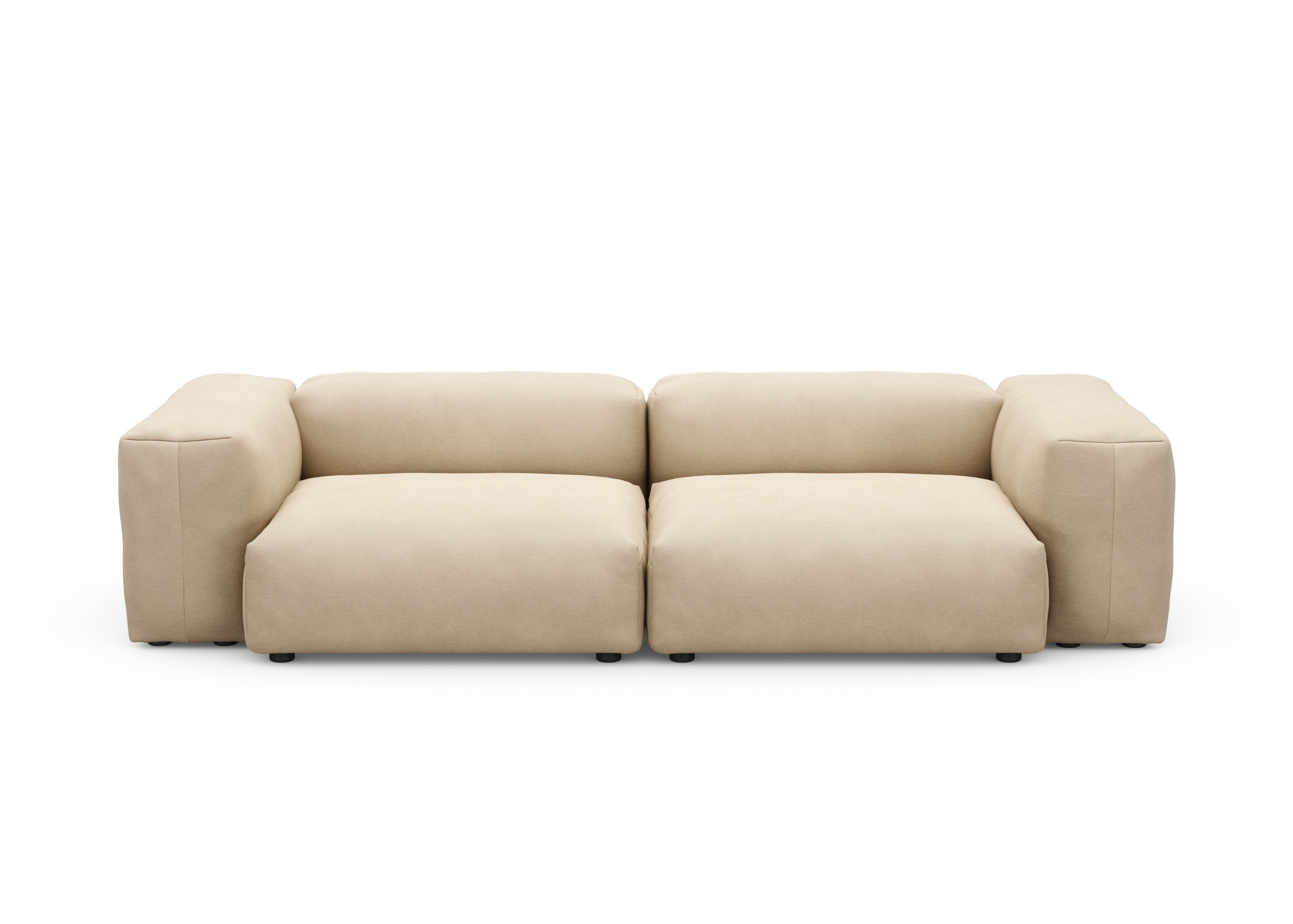 vetsak®-Two Seat Sofa M Canvas beige