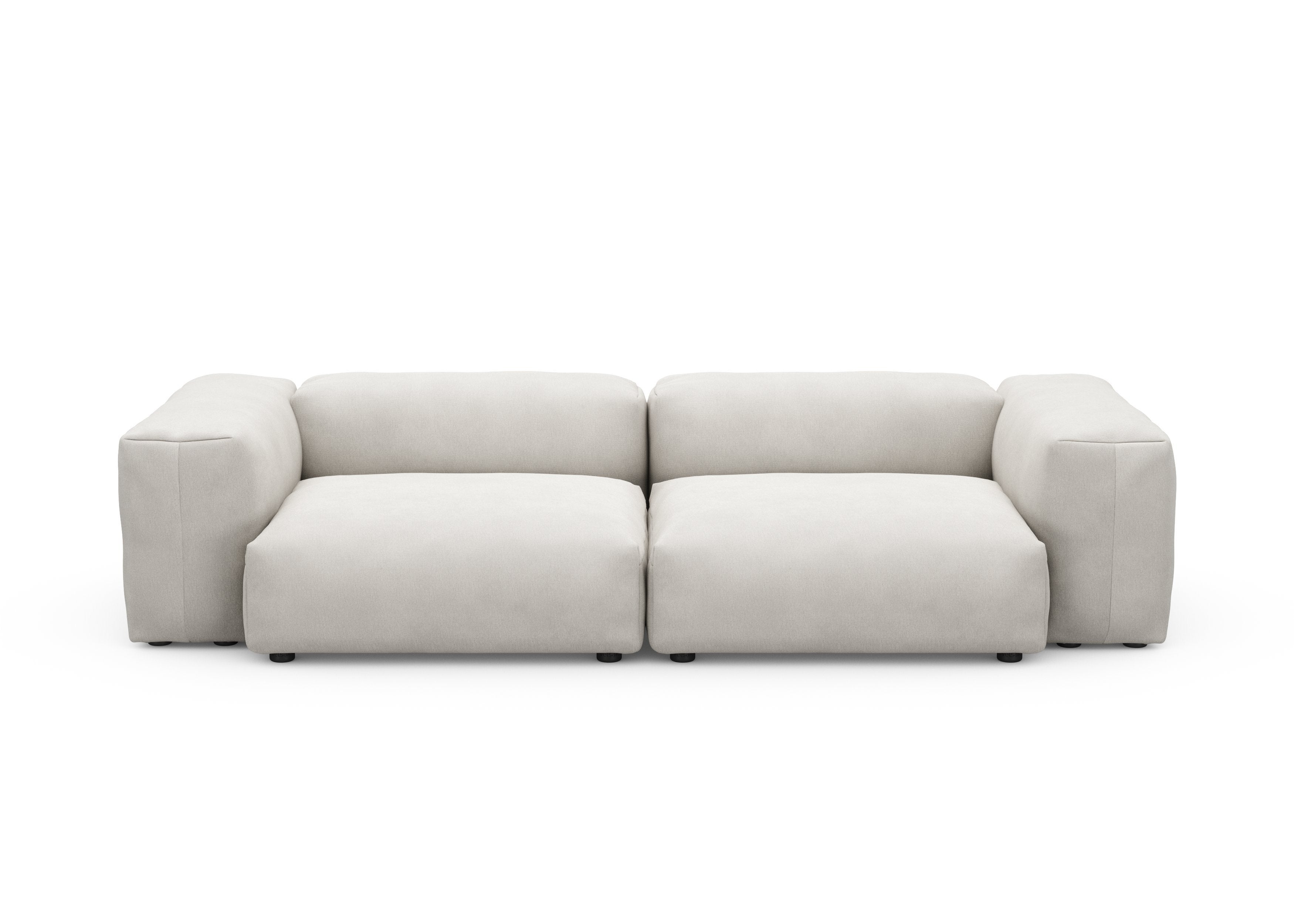 vetsak®-Two Seat Sofa M Canvas light grey