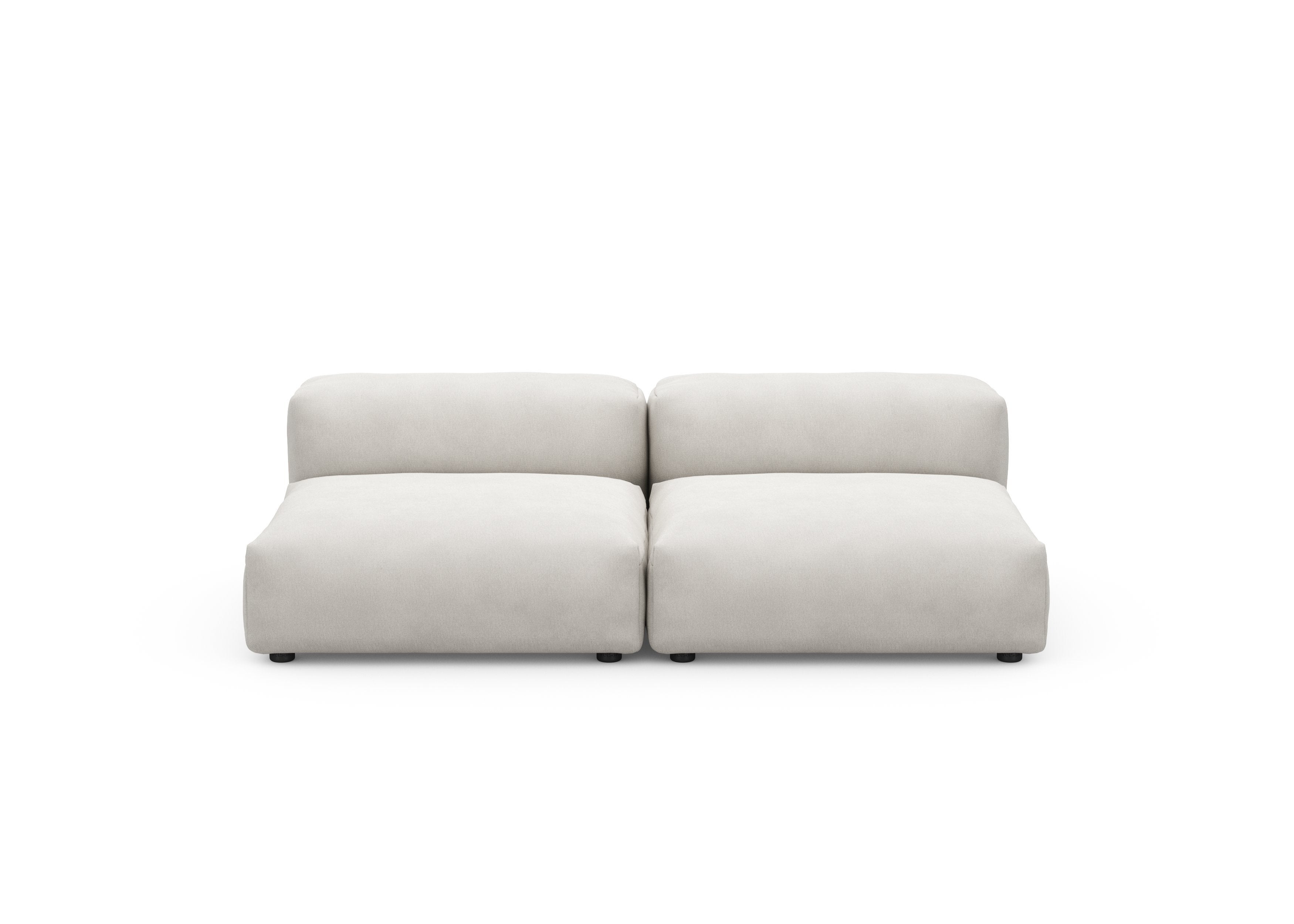 vetsak®-Two Seat Lounge Sofa M Canvas light grey
