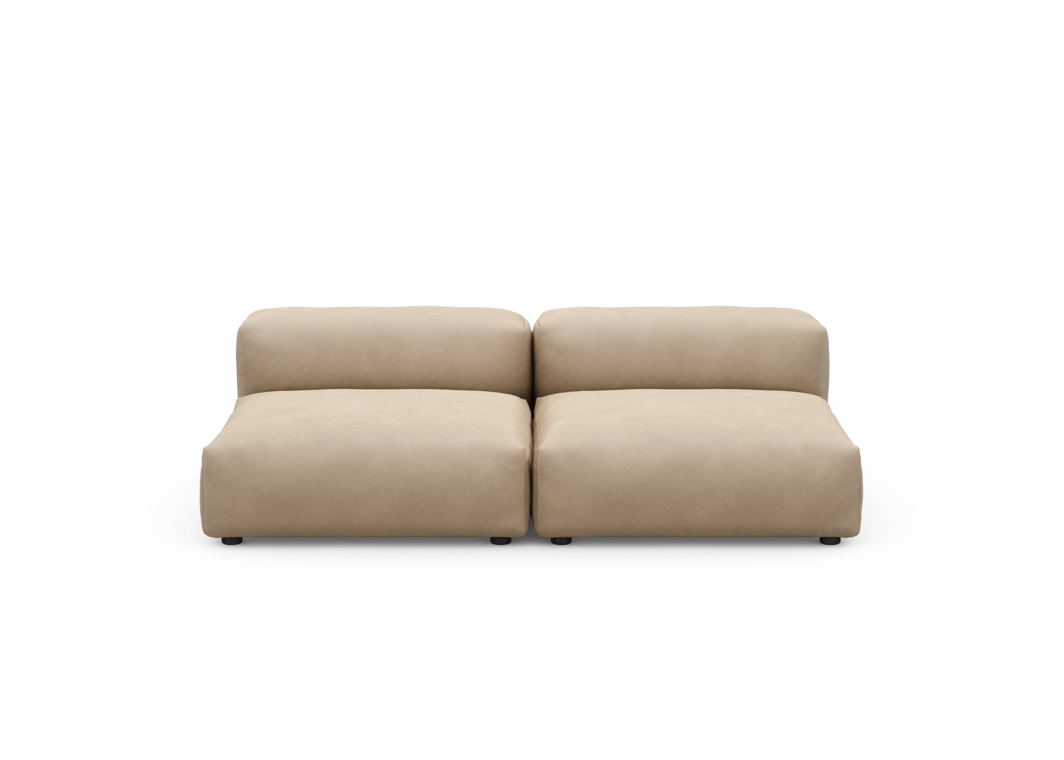 vetsak®-Two Seat Lounge Sofa M Canvas stone