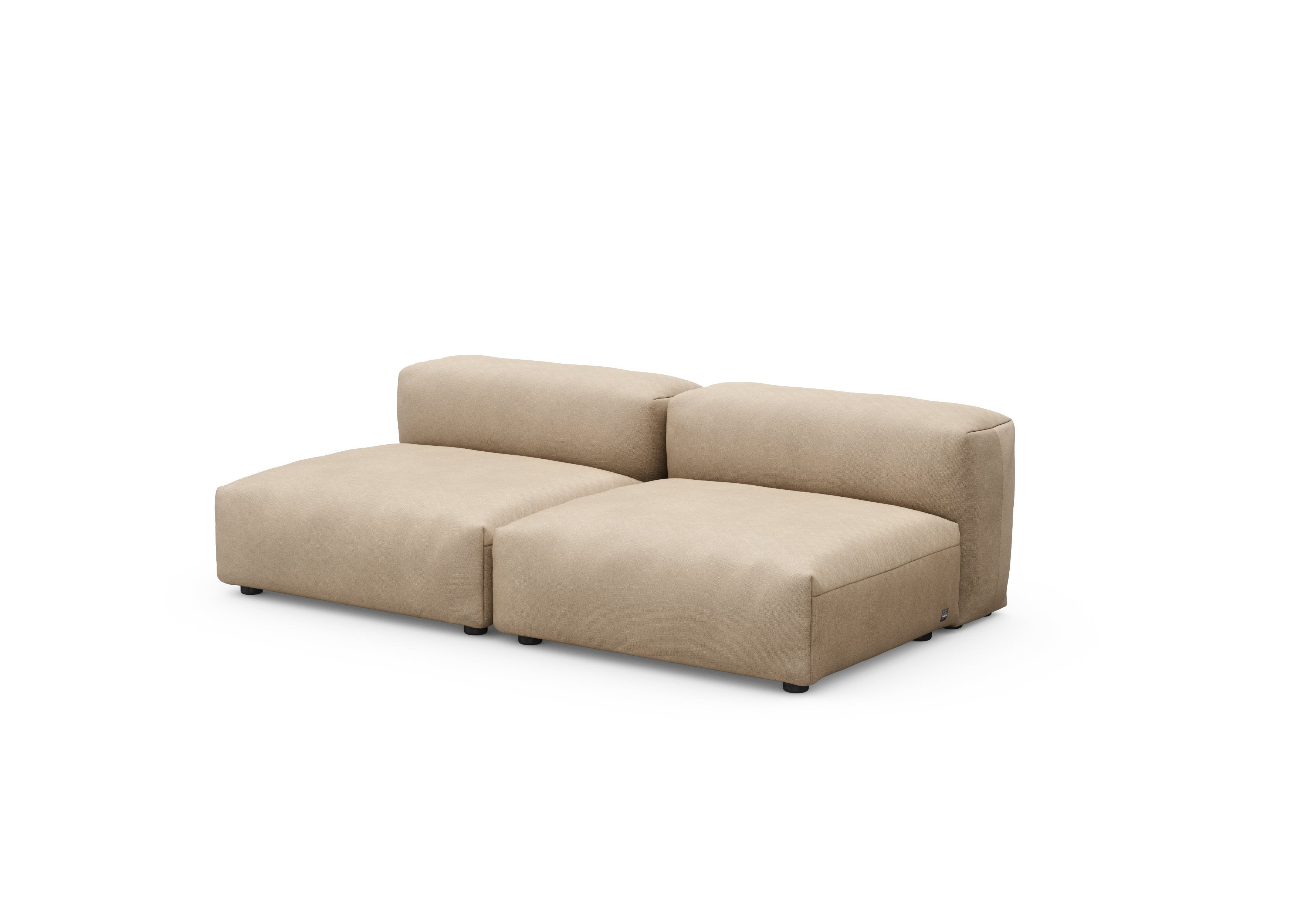 vetsak®-Two Seat Lounge Sofa M Canvas stone