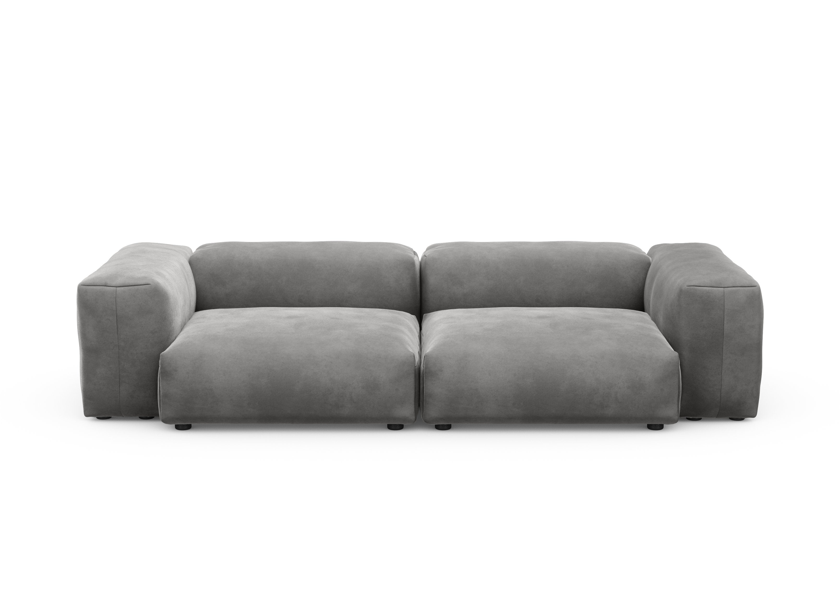 vetsak®-Two Seat Sofa M Velvet dark grey