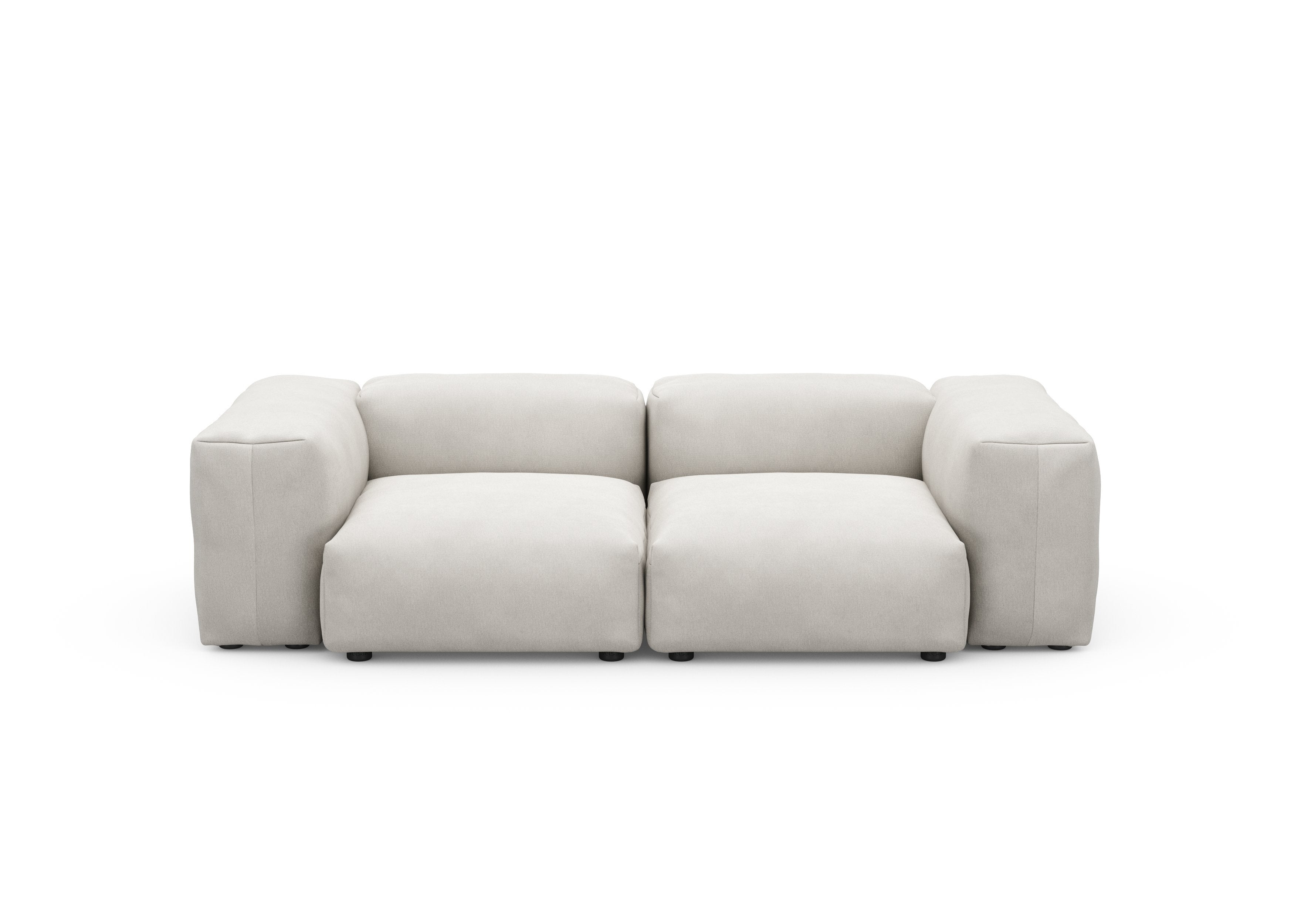 vetsak®-Two Seat Sofa S Canvas light grey