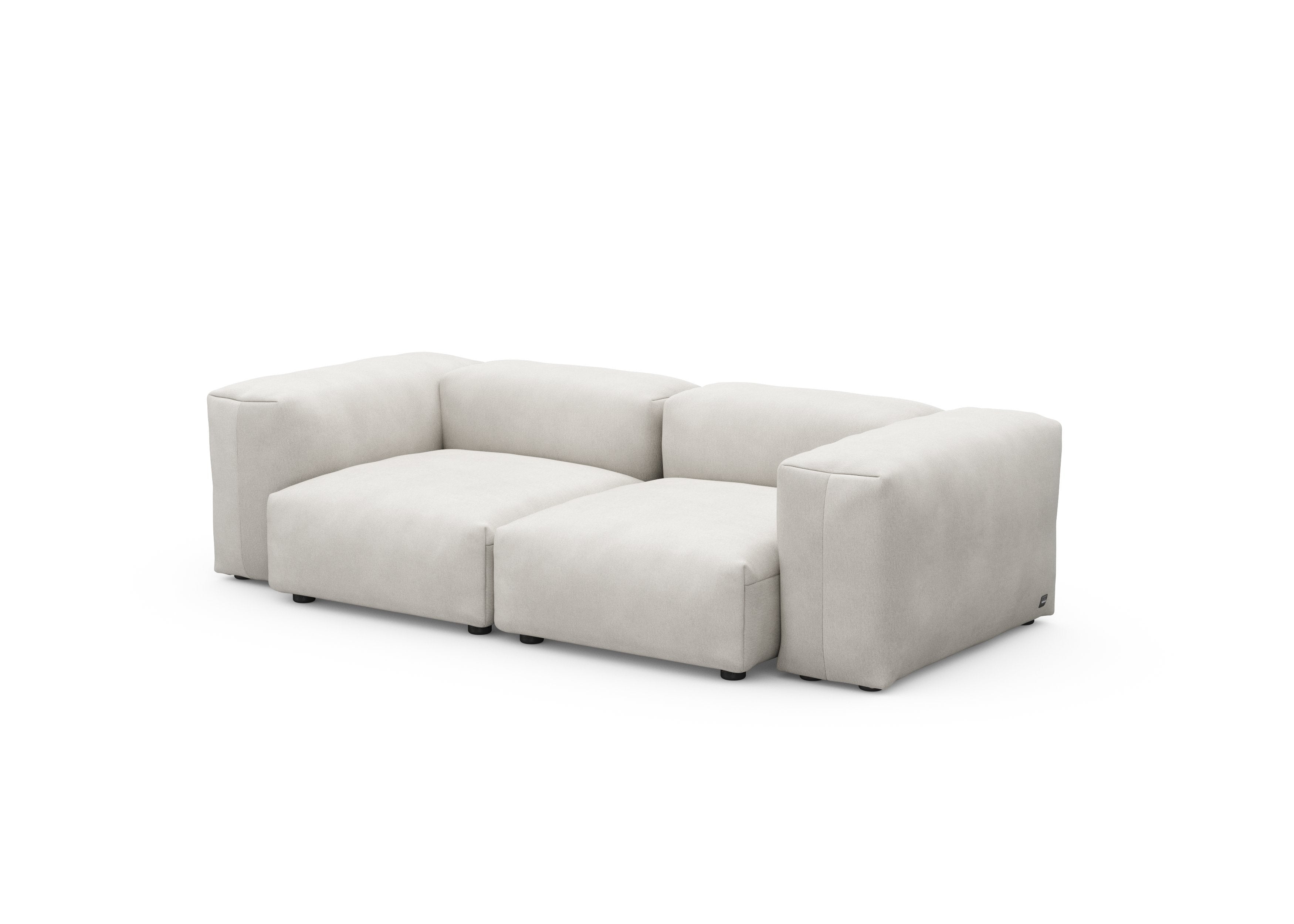 vetsak®-Two Seat Sofa S Canvas light grey