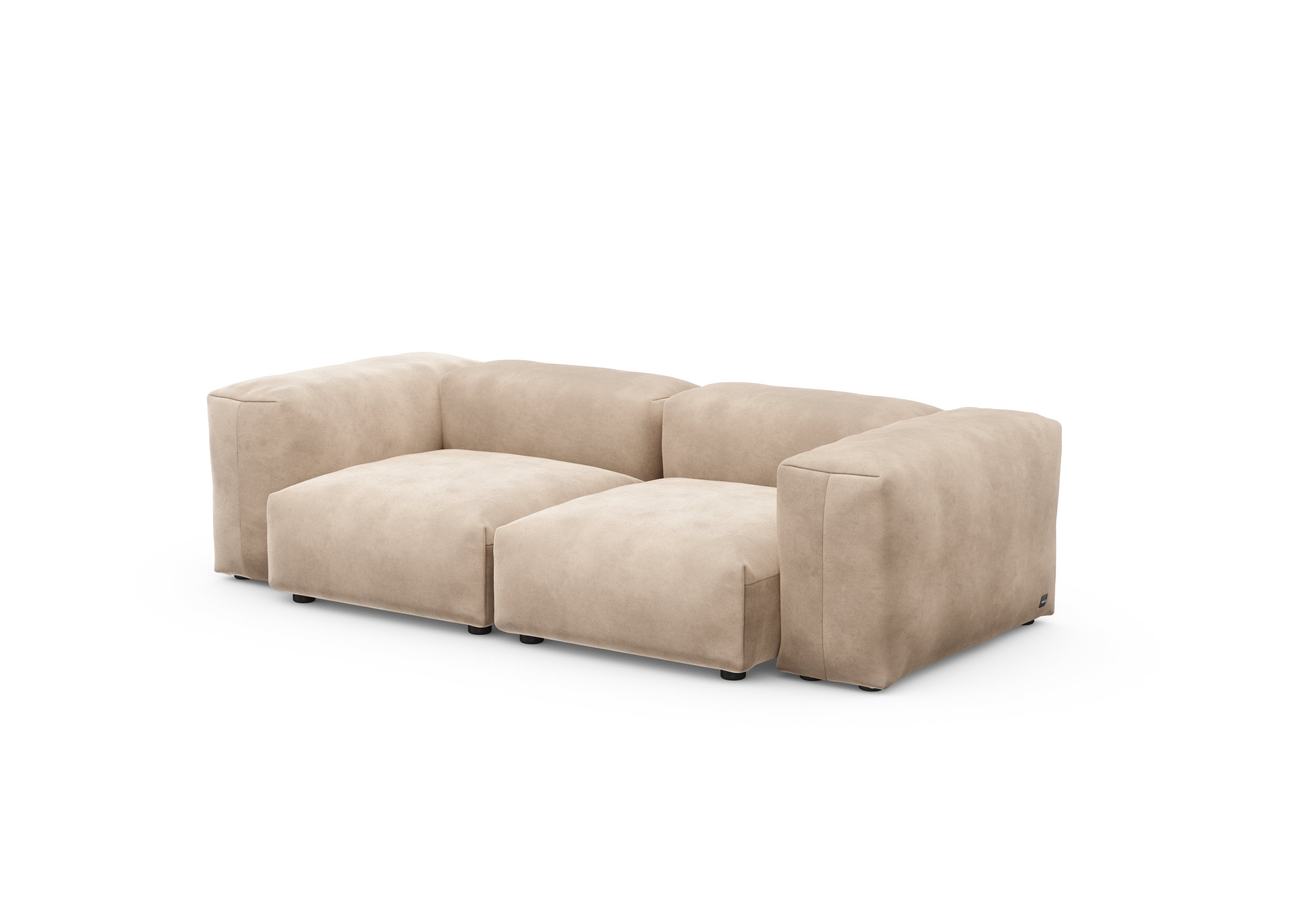 vetsak®-Two Seat Sofa S Velvet stone